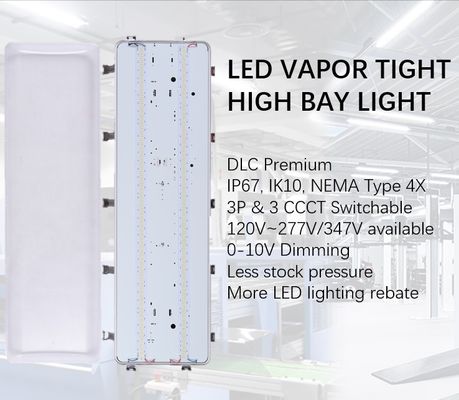High Lumen LED Dampf dichtes High Bay Autowaschen Arbeitszeit 50000 CRI Ra 80