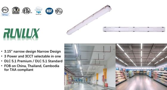 Energieeinsparende LED-Dampfstrahler mit 50000 Stunden Lebensdauer und IP66 IK10