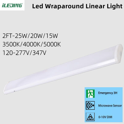AC 110V ±10% 2FT 4FT Commercial LED Batten Wrap Light Oberfläche montierte Lineare LED Wraparound Light