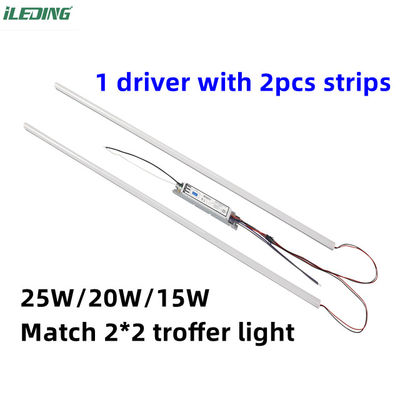145lm/w Energieeinsparung Dimming LED Magnetische lineare Nachrüstung Kit mit Notfall Batterie Nachrüstung Kit