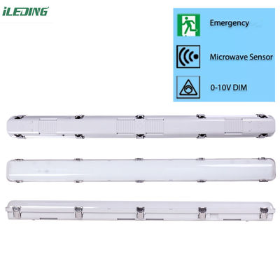 Industrielle 60W 4FT LED Dampfdichte Garagenleuchte IP67 Wasserdichte Fahrer 120-277V / 120-347V