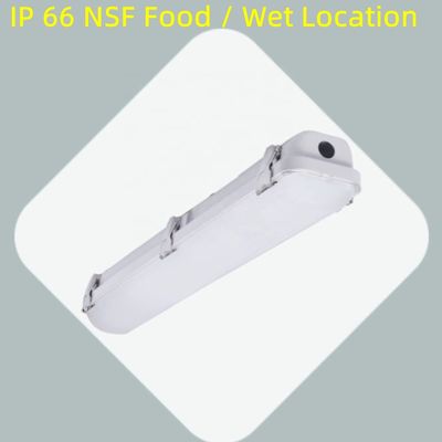 80 Ra LED-Dampfdicht 2ft 3CCT Auswählbare LED-Dampfdicht IP66 für vernetzbare Beleuchtung