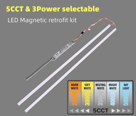 Schnelle Installation Nachrüstkit LED Magnetische lineare Nachrüstkit Arbeitstemperatur -40 40C