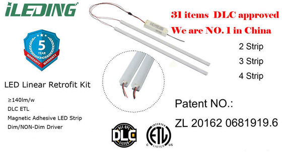 Schnelle Installation Lineare Nachrüstungskette Energieeinsparung Dimming LED Magnetlicht mit 5-