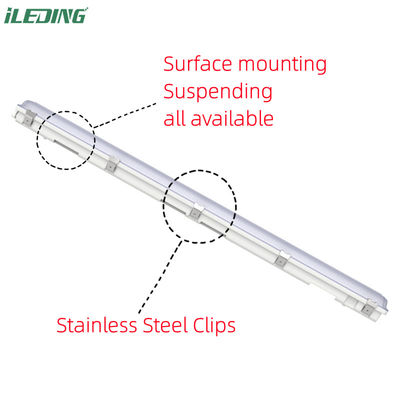 120-277V / 120-347V LED-Dampf-Tight-Lichter für die Leistung von U-Bahntunneln und Tankstellen