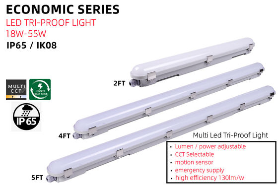 55W 80 Ra Autowaschanlage LED-Licht mit AC 110V Eingangsspannung