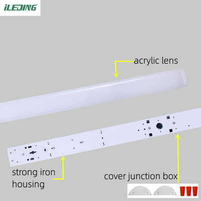 Sensorsteuerung 2FT 4FT 8FT Led Linear Batten Light 35w 46w 65w Ladenleuchten 120-347V