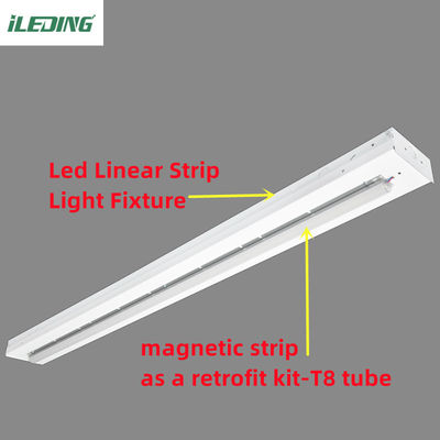 1 kg IP65 Led Magnetische Lineare Nachrüstung Kit Troffer Leuchten für gewerbliche Büros