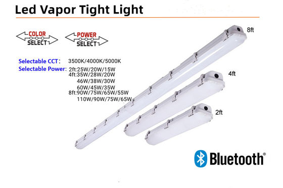 Industrie-Stil 2FT 25W LED-Dampf-Tight-Beleuchtung mit PC-Abdeckung