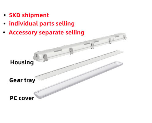 Industrie-Stil 2FT 25W LED-Dampf-Tight-Beleuchtung mit PC-Abdeckung