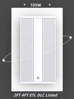 50000 Stunden Lebensdauer PC-Material Leistung CCT Schaltbar 2FT 105W LED Linear High Bay Licht