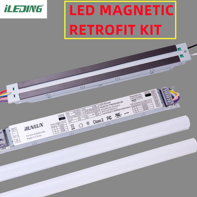 4FT PC Cover Büro Led Linear Nachrüstung Kit Magnetische Troffer Nachrüstung Kits 35W 28W 20W
