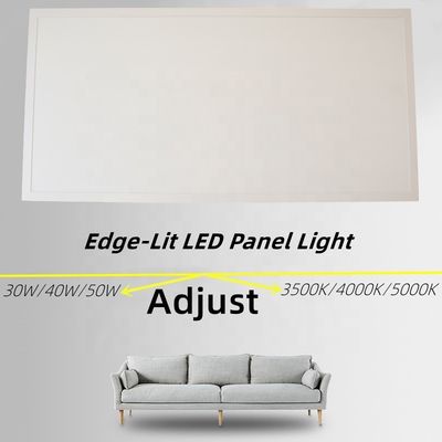 5- Quadrat schlanke LED-Panel Licht 1x4 Fuß 40W 5000 Lumens 5000K Rand beleuchtete Troffer Beleuchtung