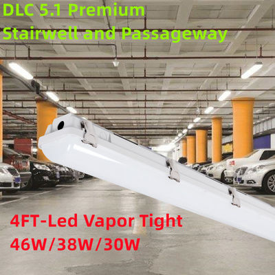 4FT 46W Linearlampe LED Dampf-Tight Garage-Leuchtturm Lebensdauer 50000 Stunden