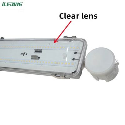 65W Led-Workshop-Licht mit Bewegungssensor PC-Grost-Abdeckung Dreifachdampfdichtes Licht