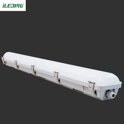 Graue Polycarbonat-Schließklemmen 4FT 46W LED-Dampf-Tight-Licht für Lager