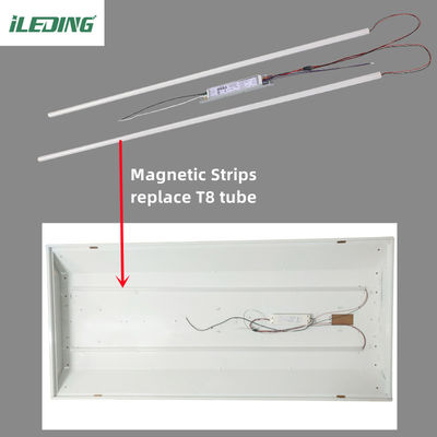Commercial Office Troffer Light Lineare Nachrüstung mit magnetischem LED-Licht in 2FT 4FT Größe