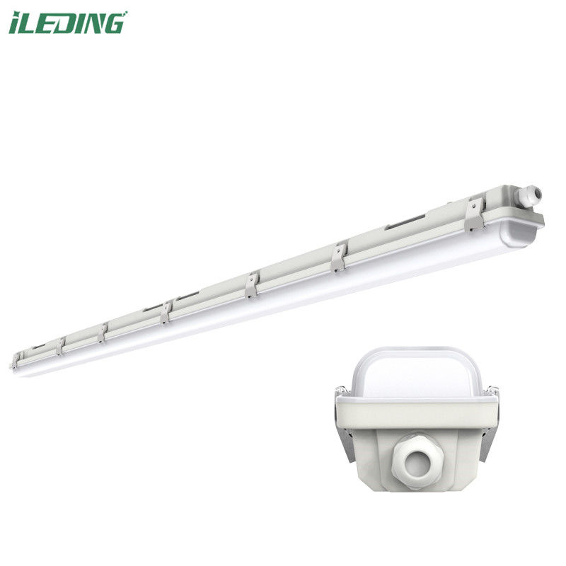 LED-Dampfdichte Garage-Leuchte Dimmbare IP66 LED-Dreifachleuchten mit CRI Ra 85