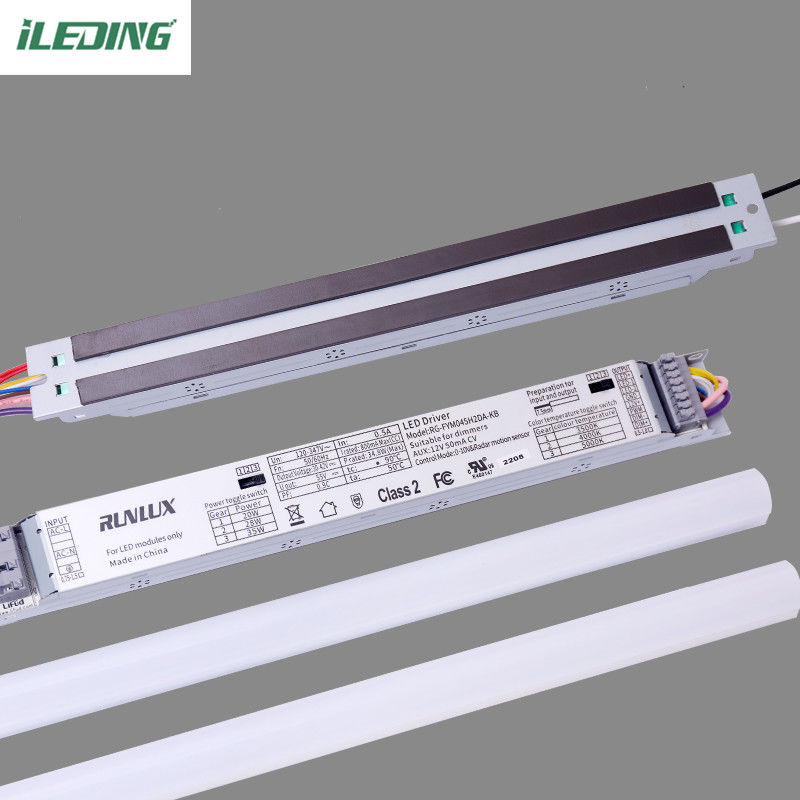PC-Material Led Linear Retrofit Kit Magnetische Montage Led-Licht 140Lm/W 2FT 25W 20W 15W