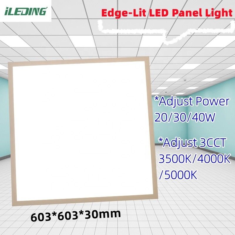 5- Anpassung 3 CCT 20W 30W 40W LED Edge-Light Oberflächenbefestigungsteuerung Dimmbare Decke Flat LED Panel Licht